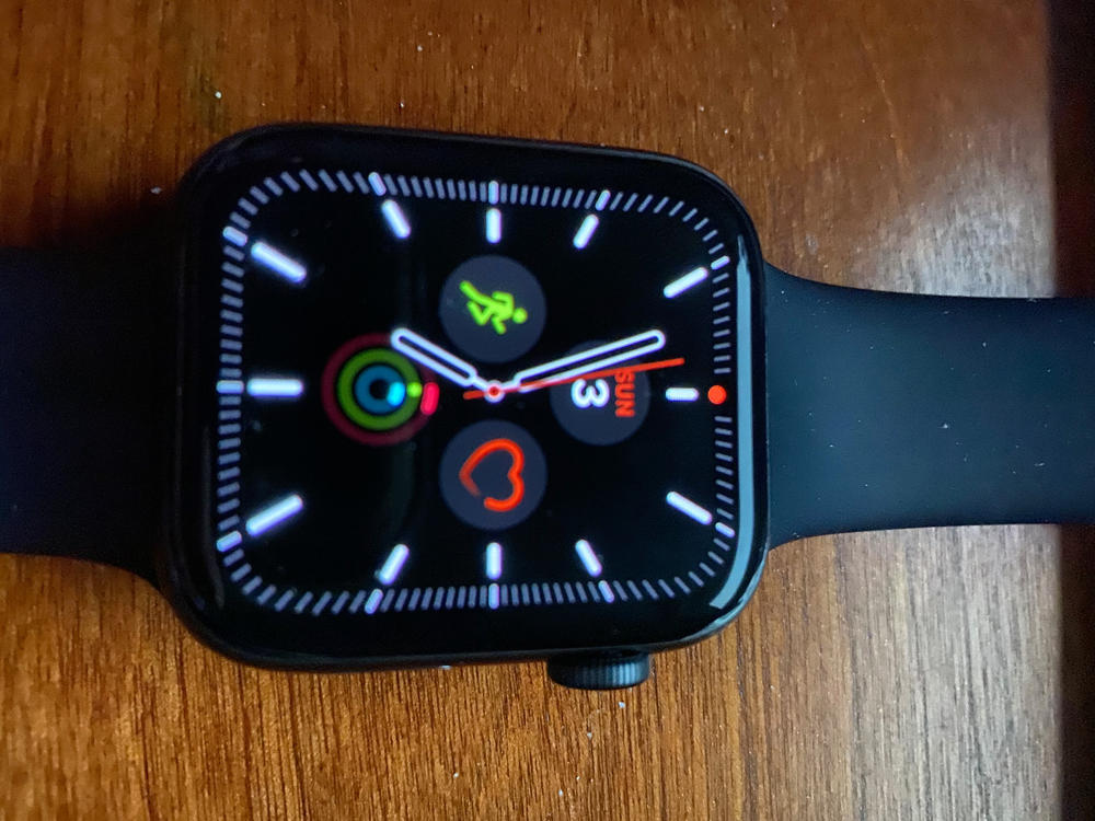 NanoArmour Apple Watch SE Screen Protector - Customer Photo From Frank Marrone