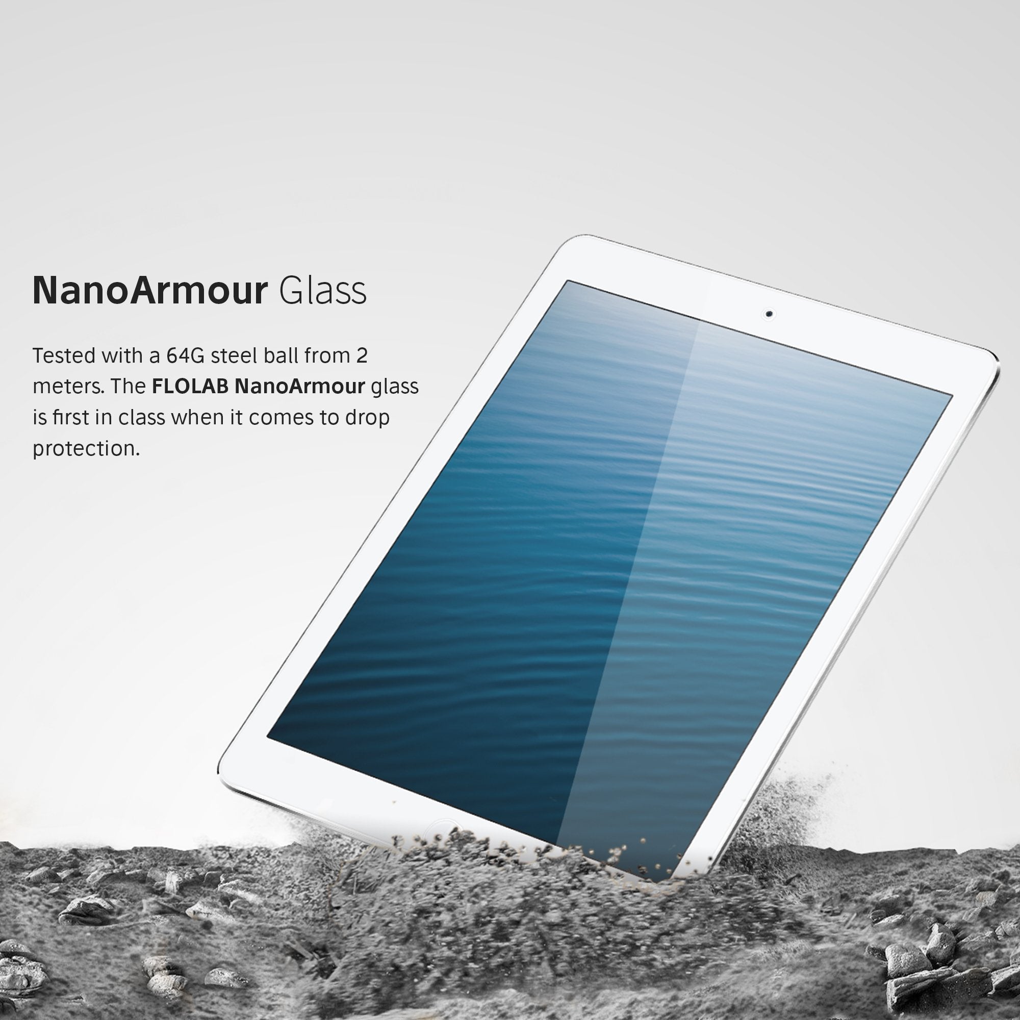 NanoArmour 10.1-inch for iPad 4 / 3 / 2  Screen Protector