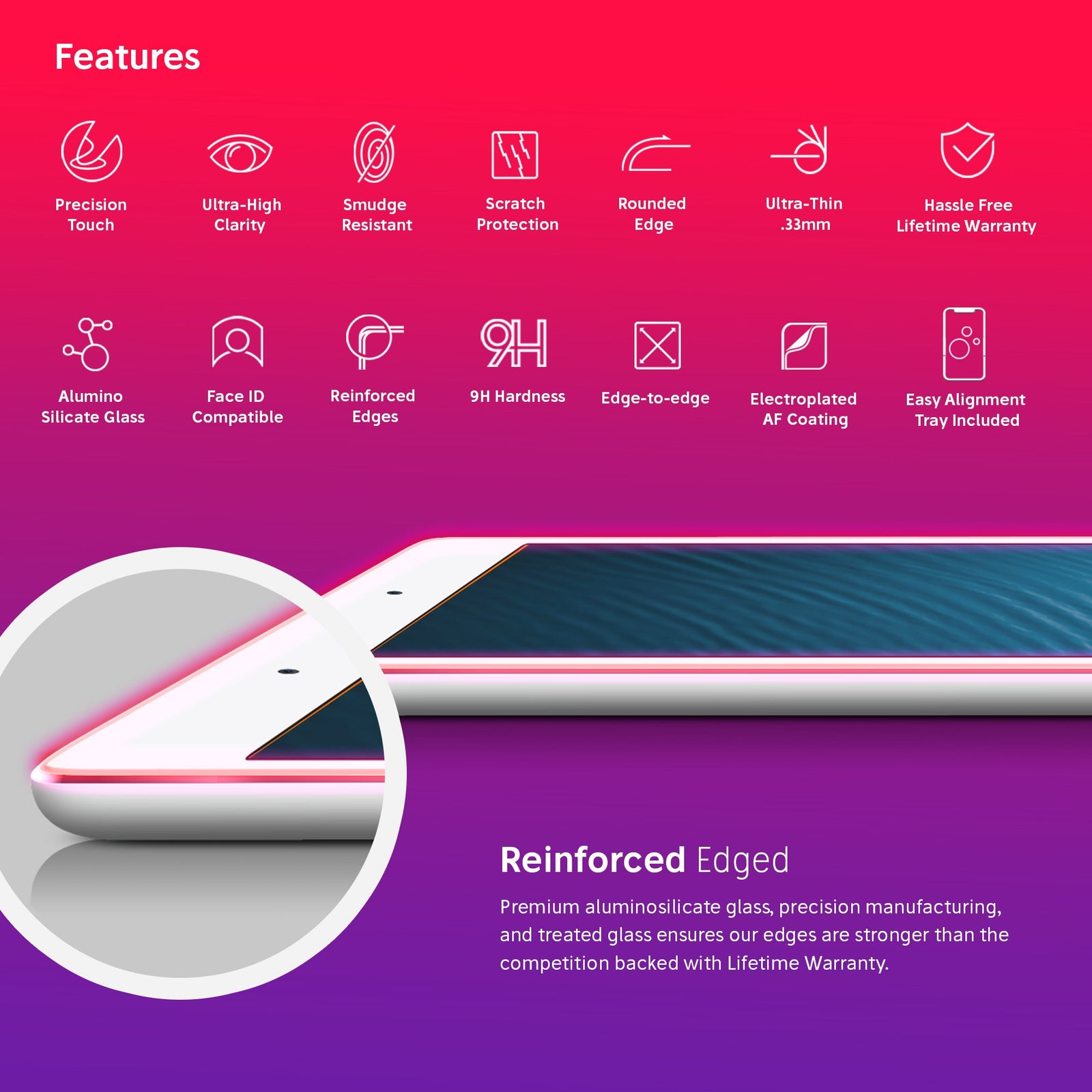 NanoArmour for 9.7-inch iPad 6/5 / iPad Pro 2016  Screen Protector