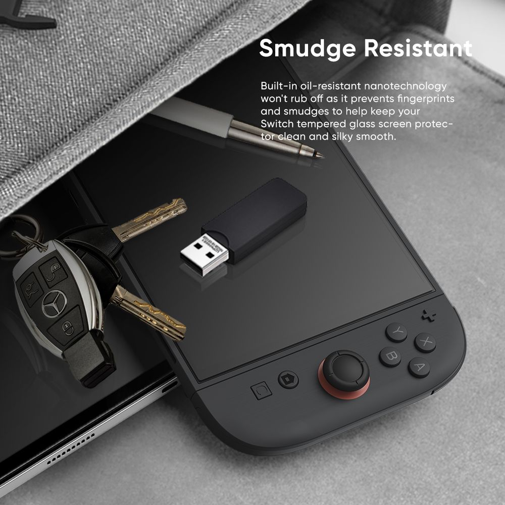 FLOLAB NanoArmour for Nintendo Switch 2 Tempered Glass Screen Protector