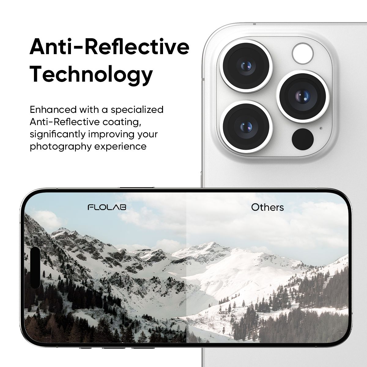 NanoArmour for iPhone 16 Pro / 16 Pro Max Anti Reflective Camera Protector - 4 Pro Colors