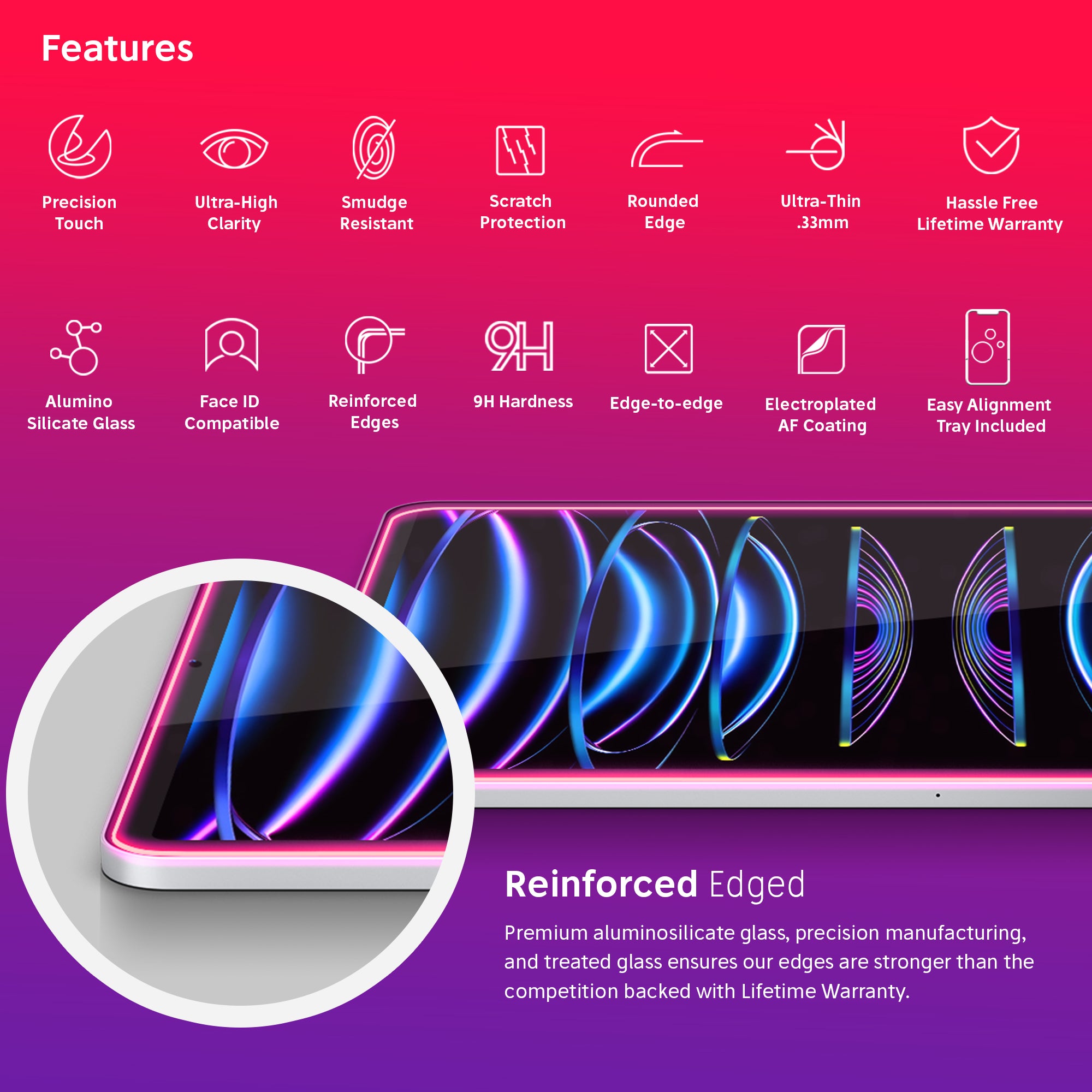 NanoArmour 12.9-inch for iPad Pro Screen Protector 2022