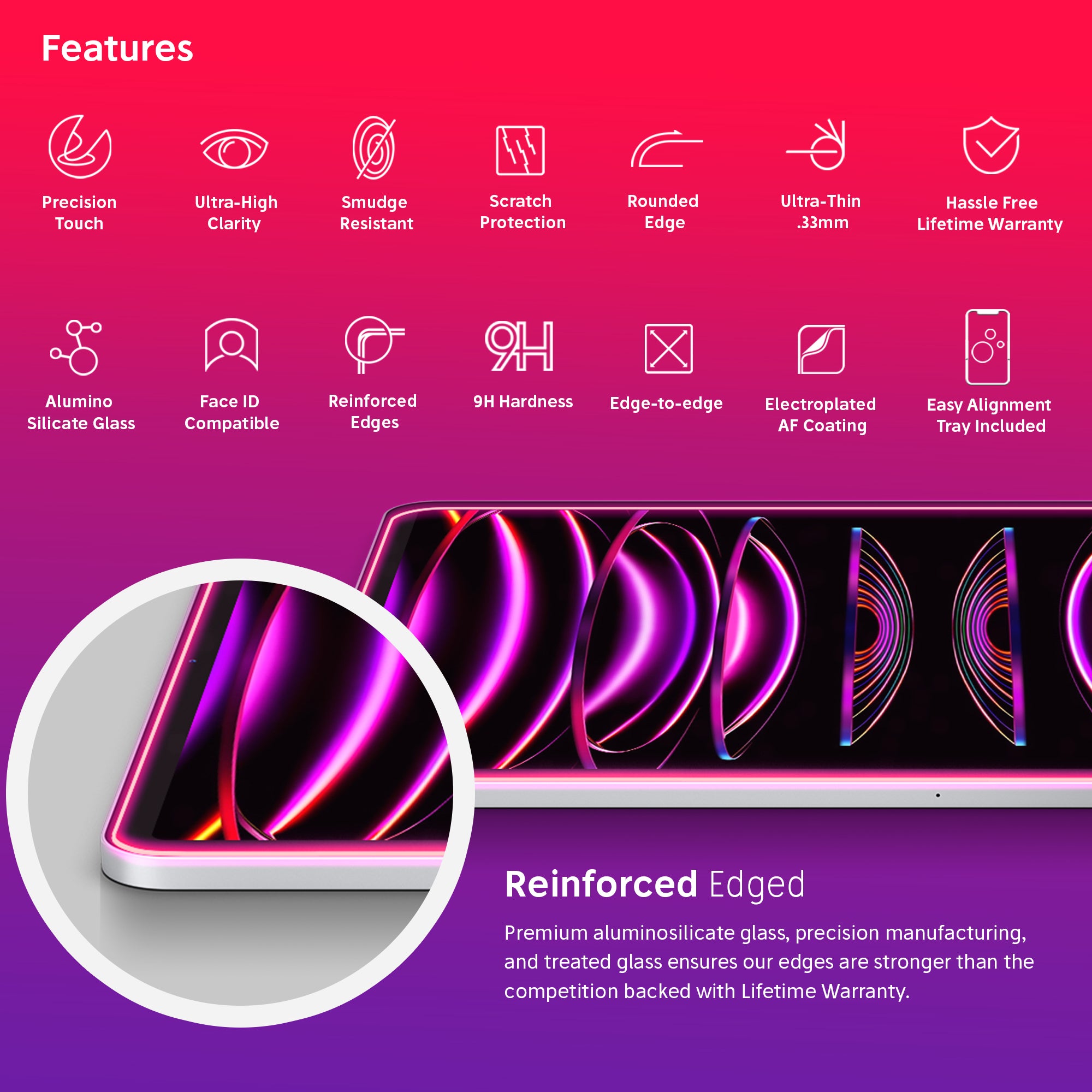 NanoArmour 11-inch for iPad Pro 2022 Anti-Glare Matte Screen Protector