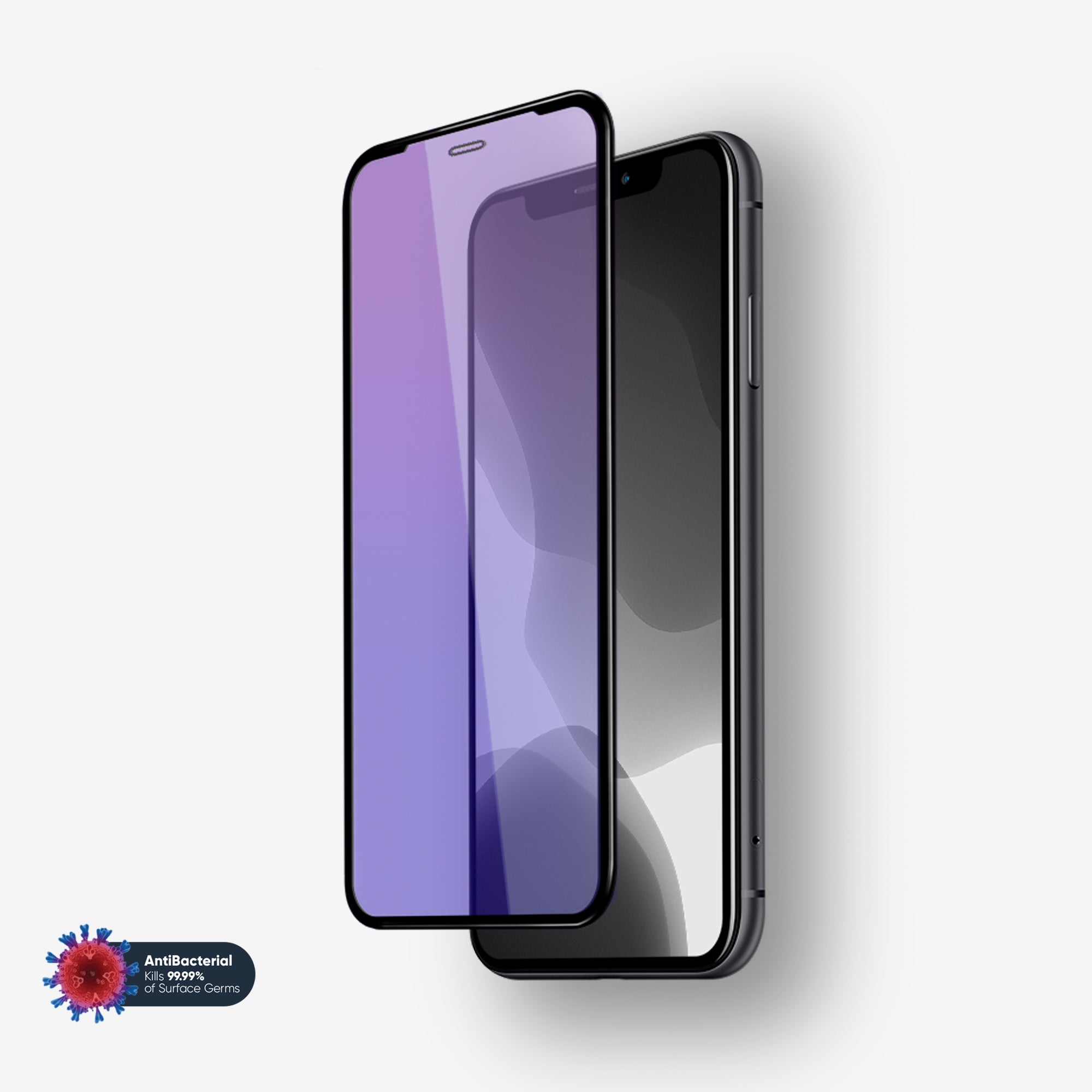 NanoArmour for iPhone 11 Anti-Blue Light Screen Protector Case Friendly