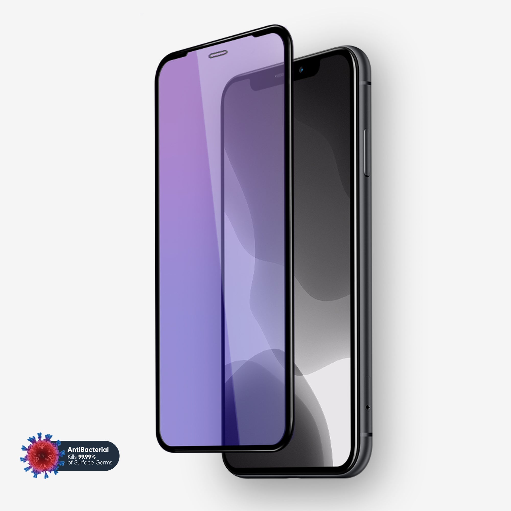 NanoArmour for iPhone 11 Pro Max Anti-Blue Light Screen Protector Case Friendly