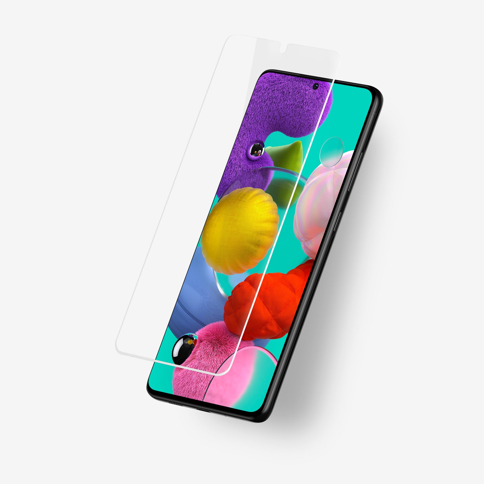 NanoArmour for Samsung Galaxy A51 Best Screen Protector Case Friendly