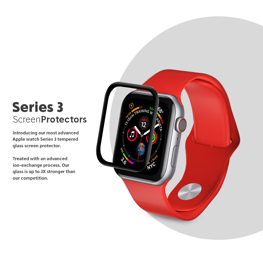 NanoArmour for Apple Watch Screen Protector Series 3