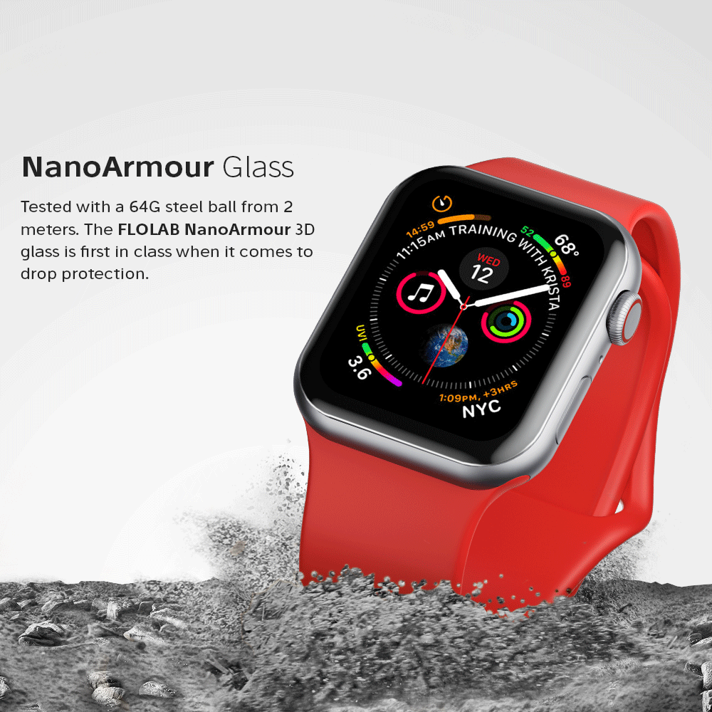 NanoArmour for Apple Watch Screen Protector Series 4